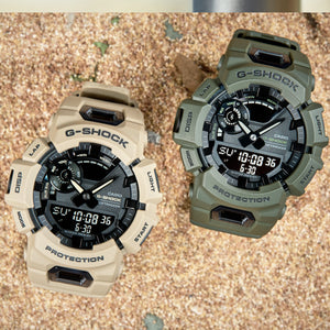 Casio G-Shock Tan Biege StepTracker Analog-Digital Watch GBA900UU-5A