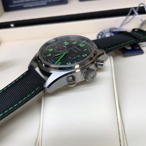 Longines Spirit Pioneer Edition Titanium Watch Black Green L3.829.1.53.2