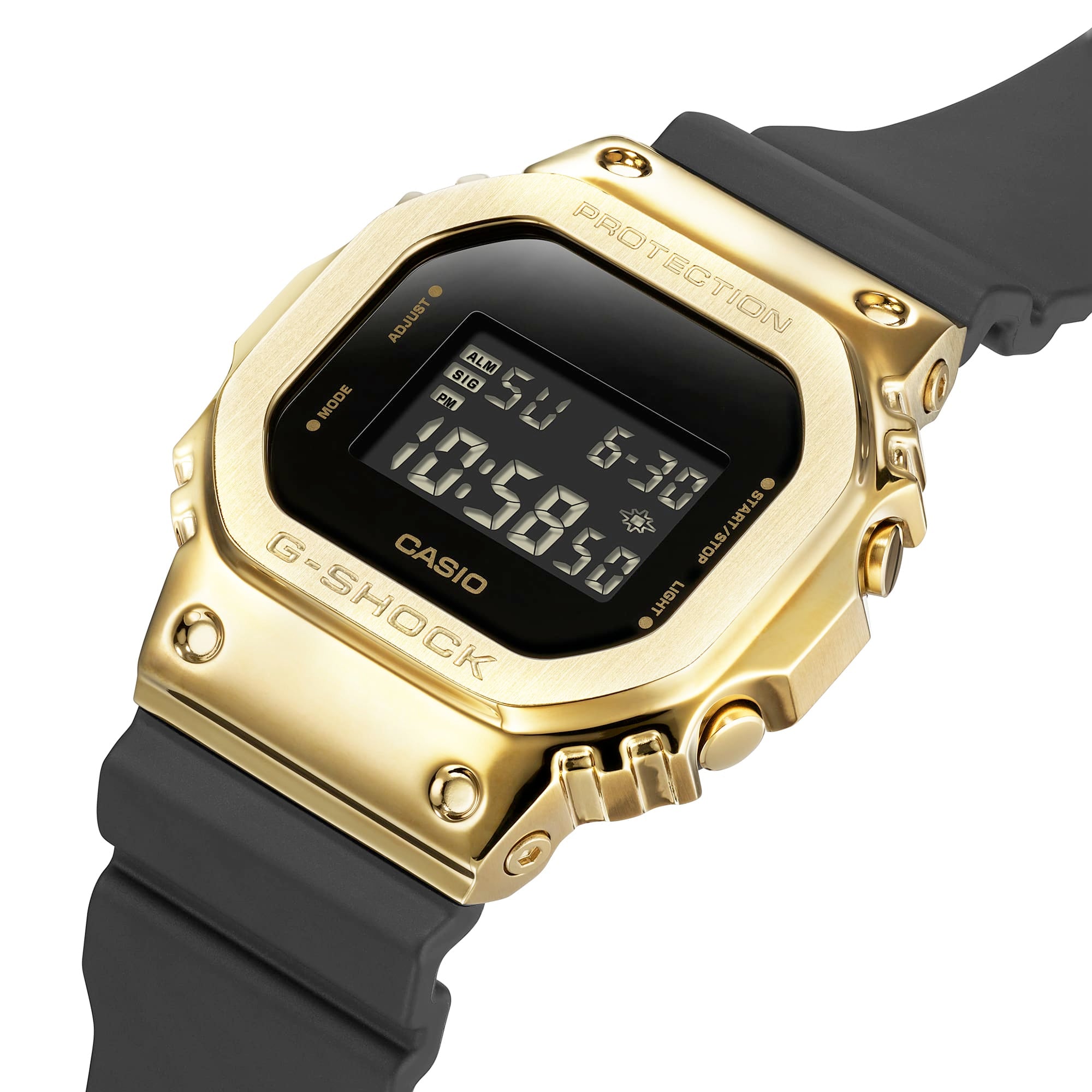 kalligrafie Stuwkracht Manie Casio G-Shock GM5600G-9 "Stay Gold" Gold Metal IP Square Watch – NAGI