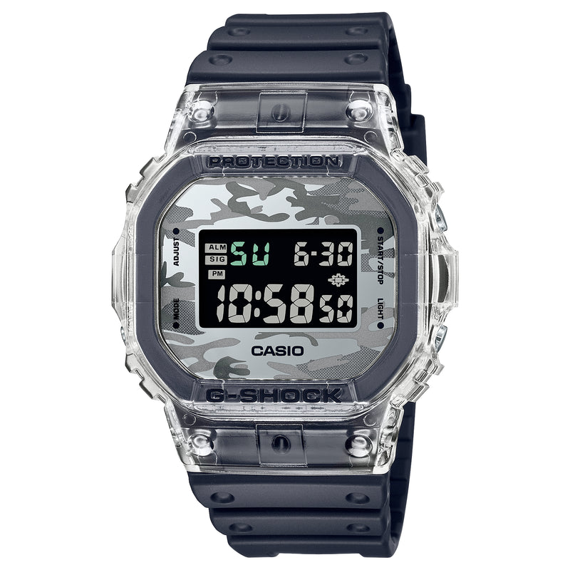 CASIO G-SHOCK DW5600SKC-1 Neo Utility Camouflage Camo Clear Watch