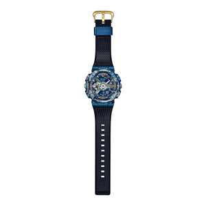 Casio G-Shock GM110EARTH-1 Blue Earth Steel Metal Bezel Watch Limited Ed.