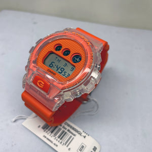 Casio G-Shock Lucky Drop Orange Clear Watch DW6900GL-4 Limited