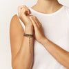 Anne Sportun Pink Blush Moonstone Beaded Wrap Bracelet & Necklace 34" B098G-BLUSHMOON