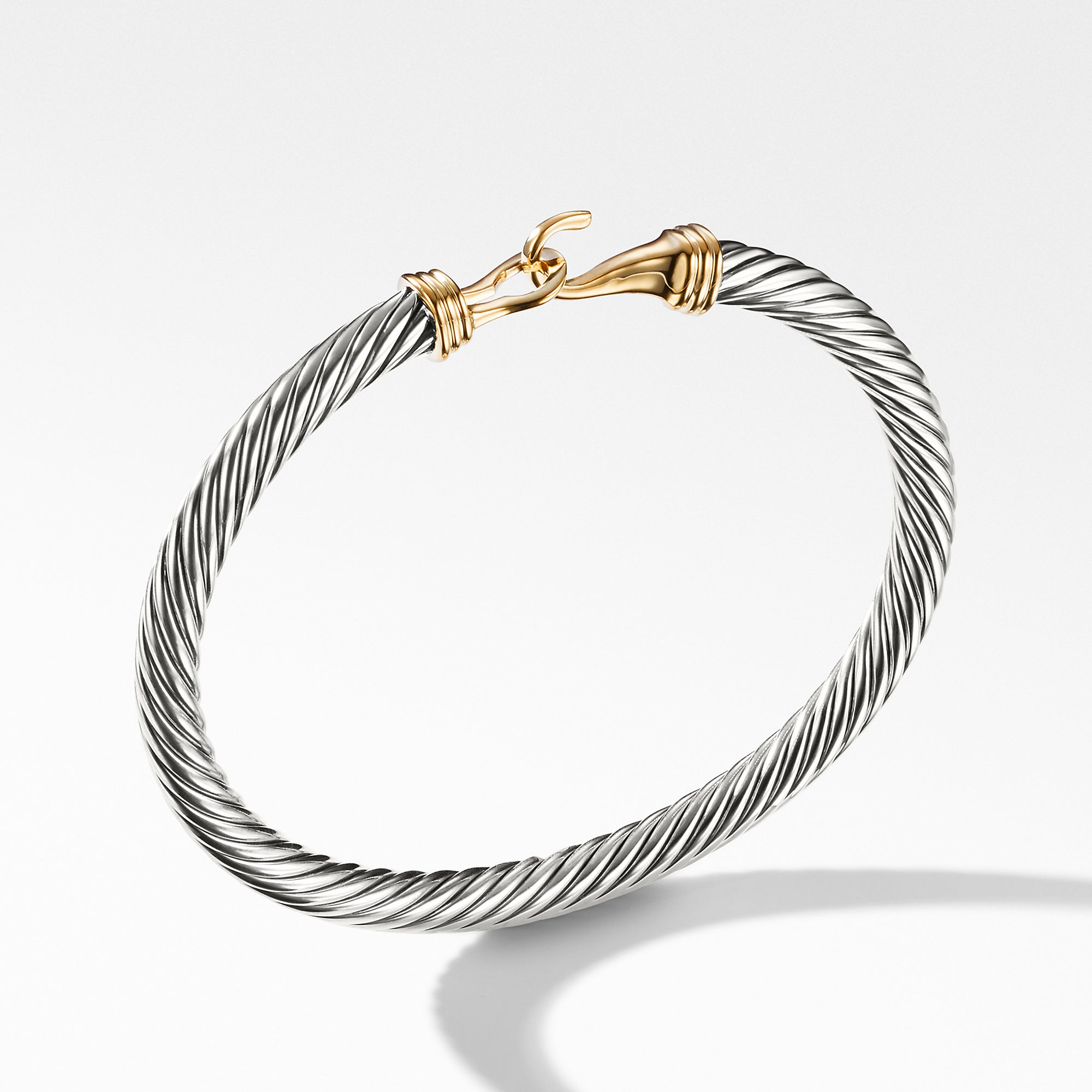 David Yurman Buckle Cable Bracelet with Gold 5MM – NAGI