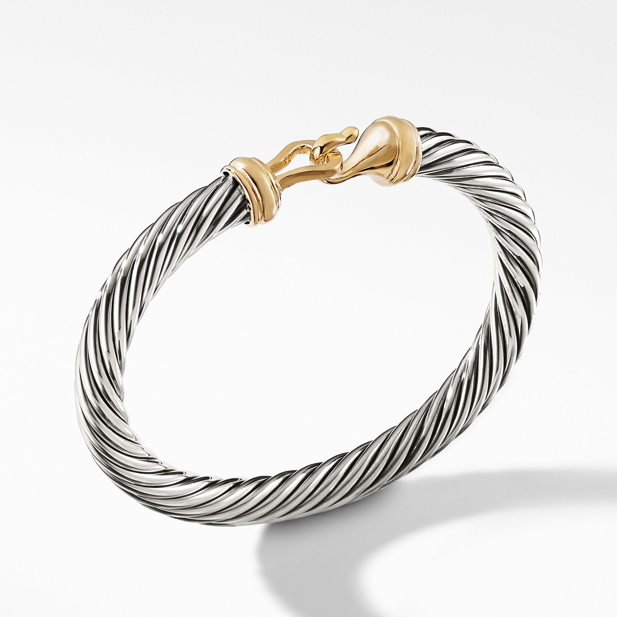David Yurman Buckle Bracelet with Gold Hook Clasp – NAGI
