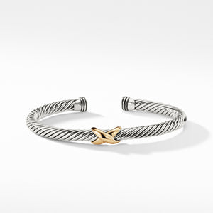 David Yurman Cable X Bracelet with Gold 5MM