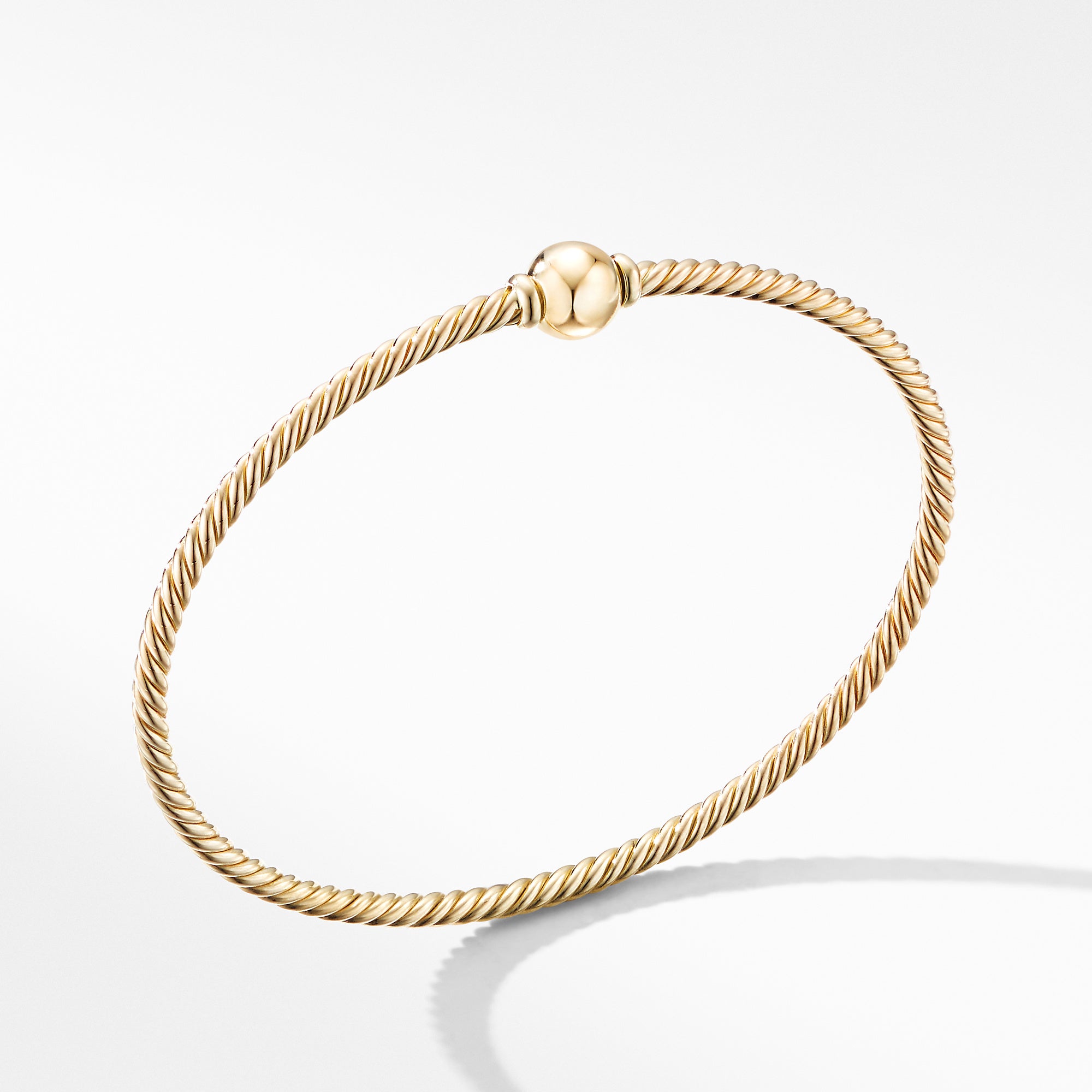 David Yurman Solari Center Station Bracelet in 18K Yellow Gold with Go ...