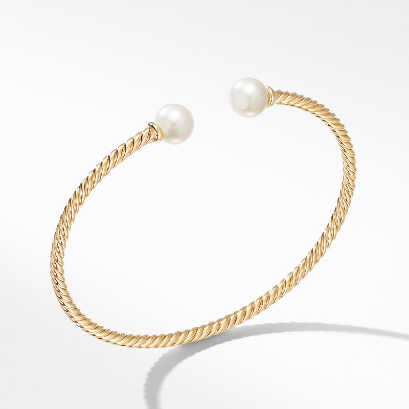 Solari Bracelet in 18K Yellow Gold with Pearls