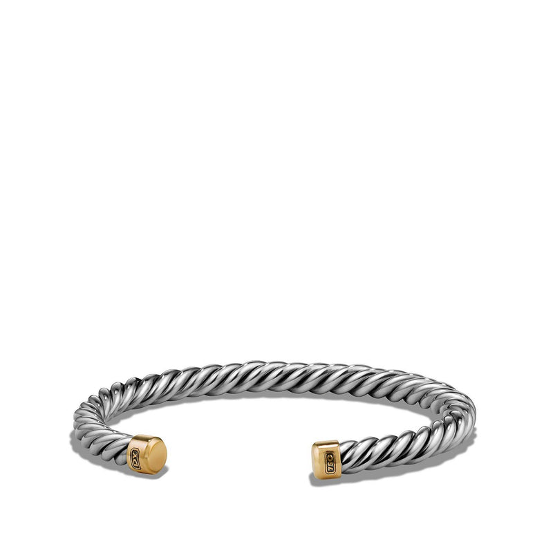 David Yurman Men's Cuff Bracelet with 18K Gold
