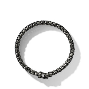 David Yurman 12MM Woven Box Chain Bracelet in Black