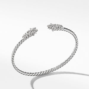 David Yurman Starburst Open Cable Diamond Bracelet