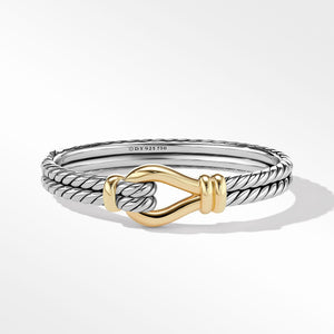 Thoroughbred Loop 16MM Bracelet with 18K Yellow Gold