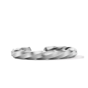 David Yurman Cable Edge Cuff Bracelet in Recycled Sterling Silver