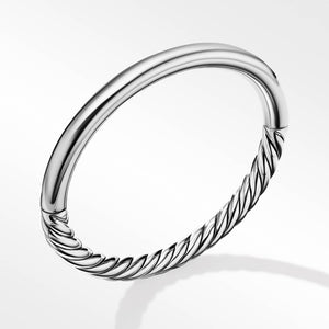 David Yurman Sculpted Cable and Smooth Bangle Bracelet