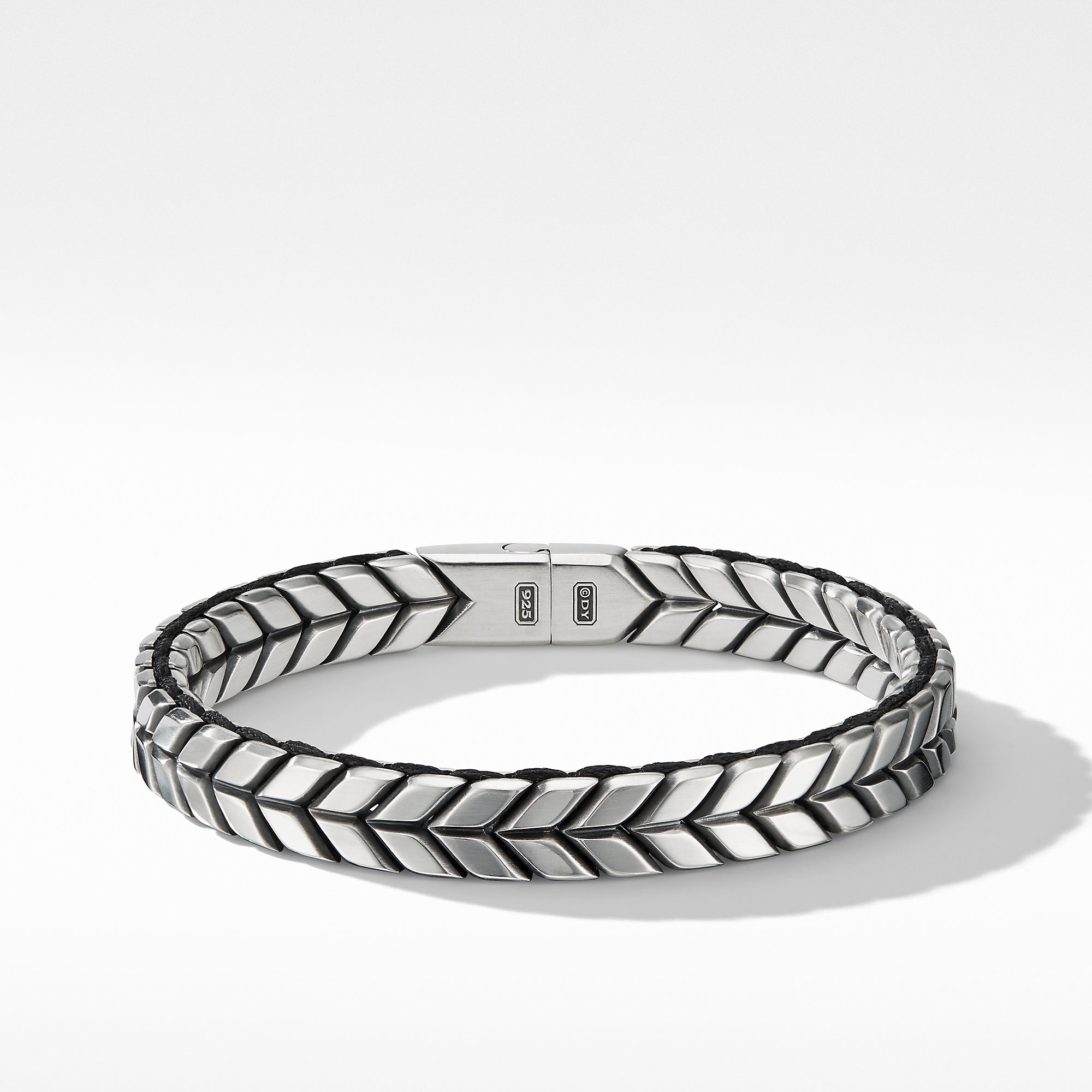 Pre-owned Roberto Coin Woven Magnetic Bracelet in Sterling Silver