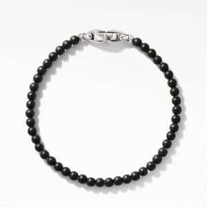 David Yurman Gents Spiritual Beads Bracelet with Black Onyx 4MM