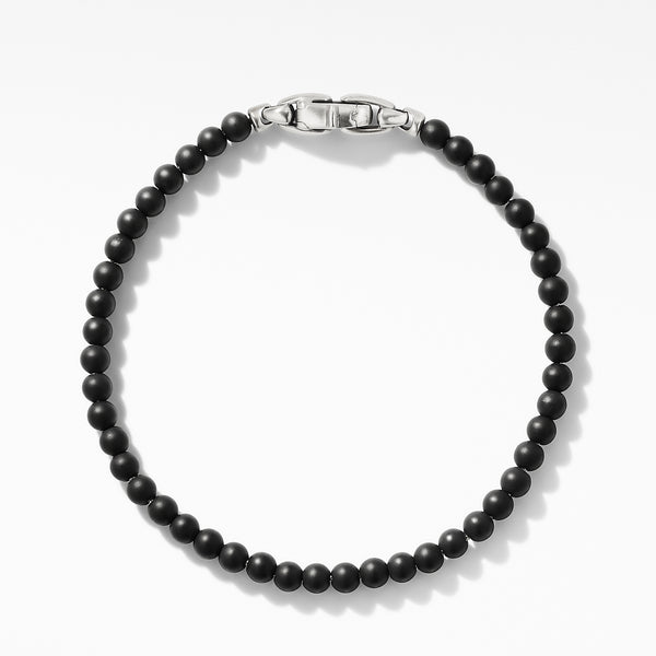 David Yurman Gents Spiritual Beads Bracelet with Black Onyx 4MM – NAGI