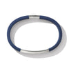 David Yurman Streamline ID Blue Rubber Bracelet, 8MM