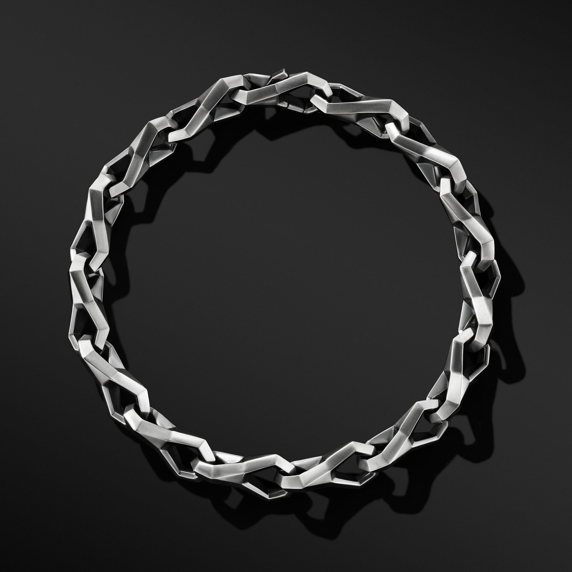 David Yurman Men's Faceted Link Bracelet