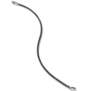 David Yurman Gents Box Chain Bracelet in Stainless Steel and Sterling Silver