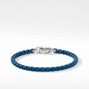 David Yurman Men's 5MM Box Chain Bracelet in Blue