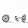 David Yurman Men's Maritime Compass Cufflinks with Center Black Diamond