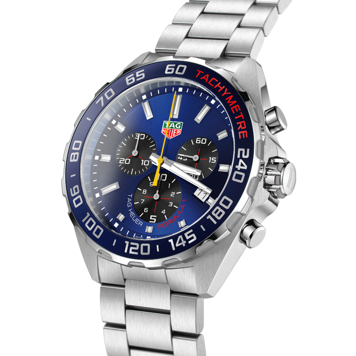Heuer 43MM Formula 1 Red Racing Chronograph Watch CAZ1 –