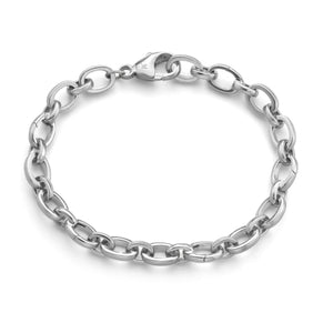 Monica Rich Kosann "Audrey" Silver Linked Charm Bracelet