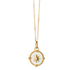 Monica Rich Kosann 18k Gold Mini Adventure Compass Charm Necklace