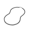 David Yurman Men's Chain Link Narrow Necklace with Black Titanium