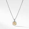 David Yurman Albion 11MM Pendant with Champagne Citrine and Diamonds with 18K Gold