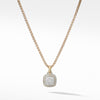 David Yurman Albion 11MM 18k Gold Pendant with Diamonds