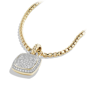David Yurman Albion 11MM 18k Gold Pendant with Diamonds
