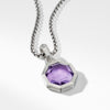 David Yurman Cable Collectibles Octagon Cut Amulet with Amethyst