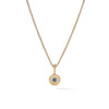 David Yurman Evil Eye Aumlet with Diamonds and Blue Sapphires in 18k Gold
