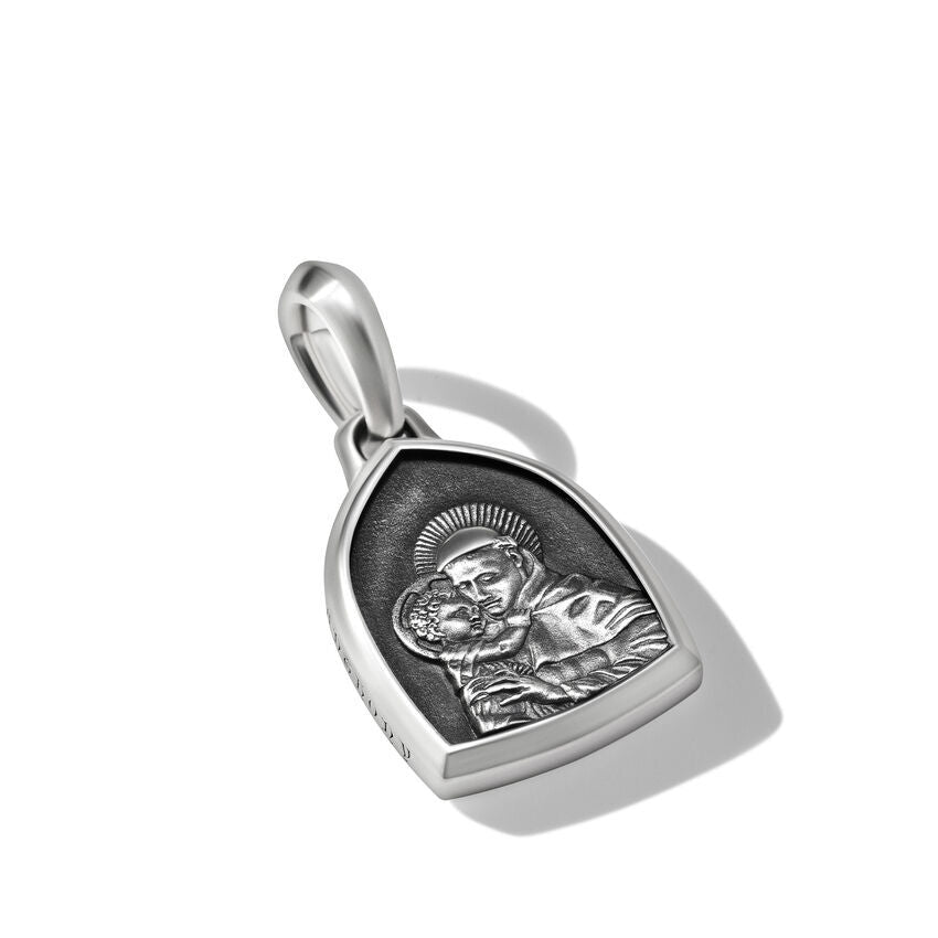 David Yurman Sculpted Cable Locket Amulet in Sterling Silver Women's