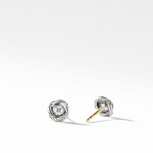 David Yurman Crossover Infinity Earrings with Diamonds