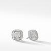 David Yurman Albion 11MM Earrings with Diamonds in Silver