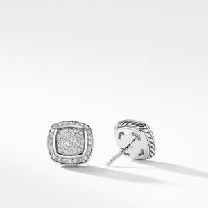 David Yurman Albion 11MM Earrings with Diamonds in Silver