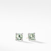 David Yurman Chatelaine 9MM Stud Earrings with Prasiolite and Diamonds