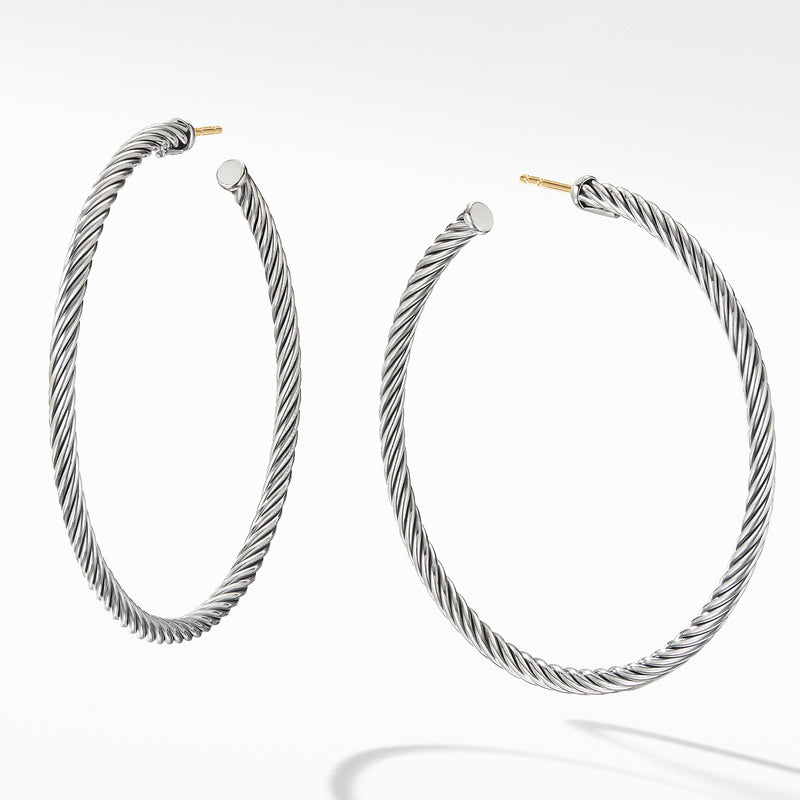 David Yurman Cable Hoop Earrings Large