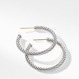 David Yurman Cable Hoop Earrings