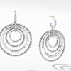 David Yurman Stax Large Drop Earrings with Diamonds
