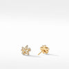 David Yurman Crossover 18k Gold Diamond Stud Earrings
