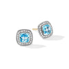 David Yurman Petite Albion Stud Earrings with Pave Diamonds