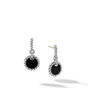 DY Elements Drop Earrings with Black Onyx and Diamonds