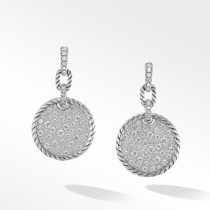 DY Elements Convertible Drop Earrings with Pave Diamonds