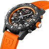 Pre-Order 44MM Breitling Endurance Pro Breitlight Watch Orange Strap