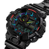 CASIO G-SHOCK GA700RGB-1A Rainbow Glossy Black Gamers Watch