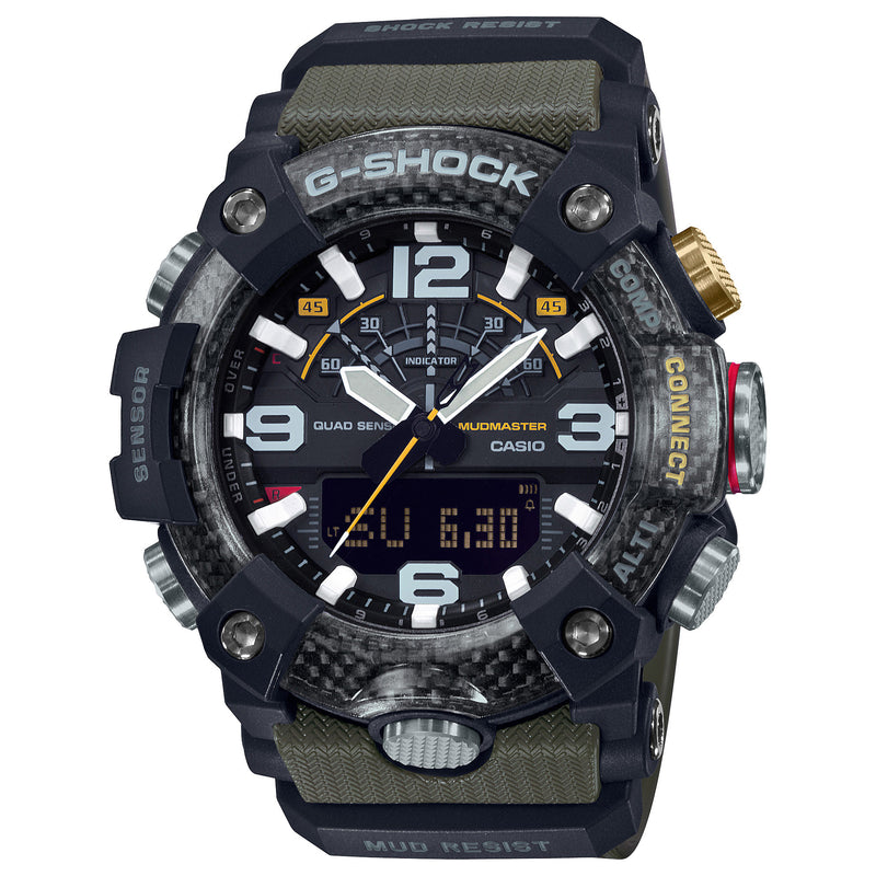 CASIO G-Shock GG-B100-1A3 Green Mudmaster Carbon Core Watch